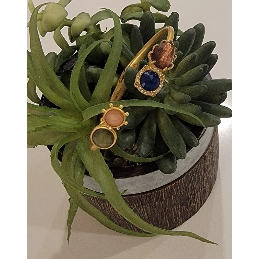 Kate Spade Hinged Bracelet – Multi-Stone – Gold - Picture 9 of 10